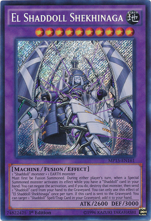 El Shaddoll Shekhinaga | The New Challengers | NECH-EN049 | Secret Rare