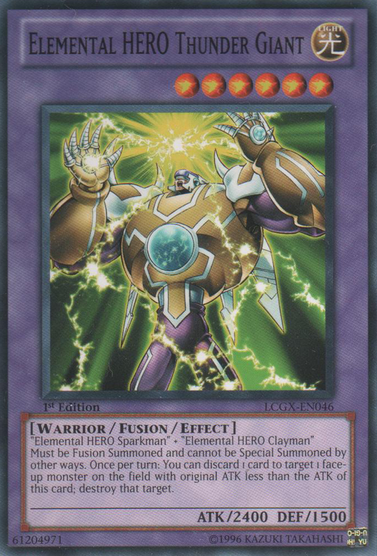 Elemental HERO Thunder Giant | The Lost Millennium | TLM-EN036 | Ultra Rare