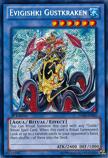 Evigishki Gustkraken | Hidden Arsenal 6: Omega Xyz | HA06-EN046 | Secret Rare