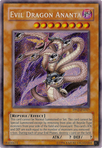 Evil Dragon Ananta | Premium Pack 2 (TCG) | PP02-EN017 | Secret Rare