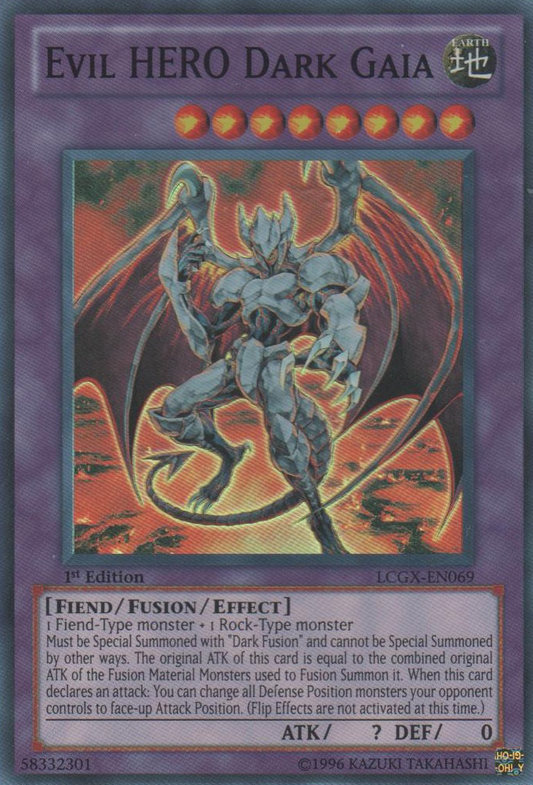 Evil HERO Dark Gaia | Gladiator's Assault | GLAS-EN040 | Rare