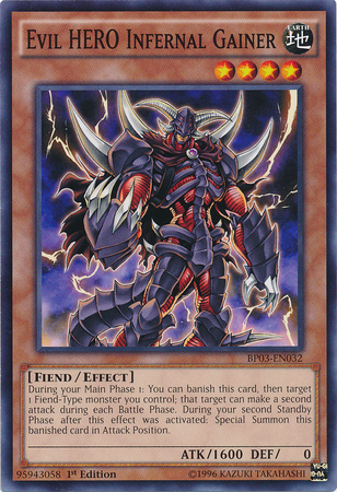 Evil HERO Infernal Gainer | Gladiator's Assault | GLAS-EN004 | Rare