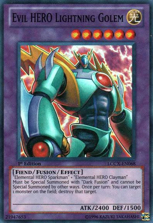 Evil HERO Lightning Golem | Gladiator's Assault | GLAS-EN039 | Ultra Rare
