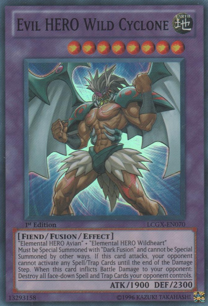 Evil HERO Wild Cyclone | Duelist Pack: Jaden Yuki 3 | DP06-EN011 | Ultra Rare