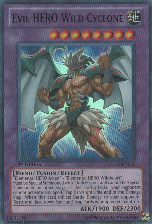Evil HERO Wild Cyclone | Duelist Pack: Jaden Yuki 3 | DP06-EN011 | Ultra Rare