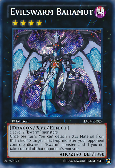 Evilswarm Bahamut | Hidden Arsenal 7: Knight of Stars | HA07-EN024 | Secret Rare