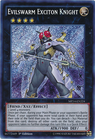Evilswarm Exciton Knight | Legacy of the Valiant | LVAL-EN056 | Secret Rare