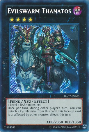 Evilswarm Thanatos | Hidden Arsenal 7: Knight of Stars | HA07-EN063 | Secret Rare