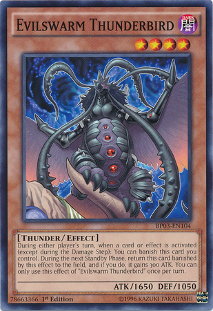 Evilswarm Thunderbird | Hidden Arsenal 7: Knight of Stars | HA07-EN051 | Secret Rare