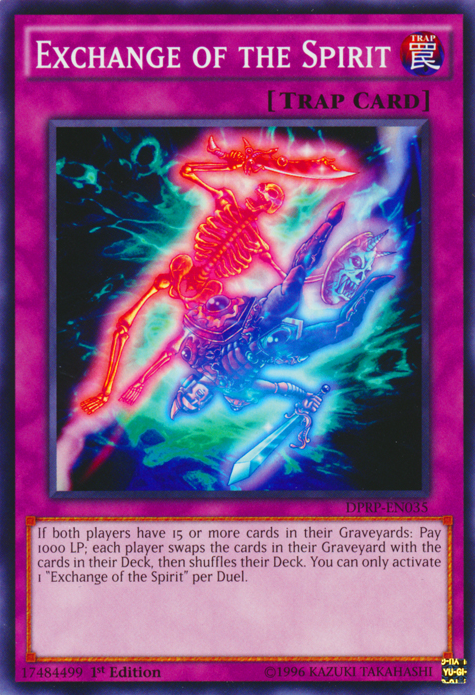 Exchange of the Spirit | Elemental Energy Sneak Peek Participation Card | SP1-EN004 | Ultra Rare