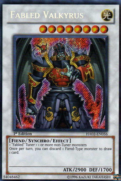 Fabled Valkyrus | Hidden Arsenal 2 | HA02-EN056 | Secret Rare