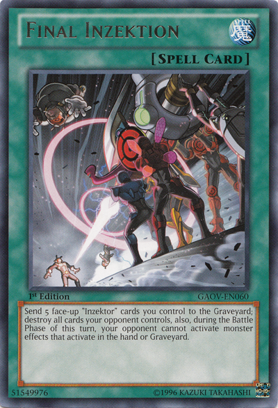 Final Inzektion | Galactic Overlord | GAOV-EN060 | Rare