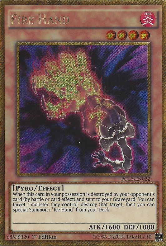 Fire Hand | Dragons of Legend | DRLG-EN046 | Secret Rare