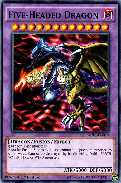 Five-Headed Dragon | Structure Deck: Dinosaur's Rage Special Set | SD09-ENSS1 | Ultra Rare