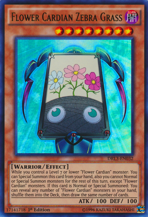 Flower Cardian Zebra Grass | Dragons of Legend: Unleashed | DRL3-EN032 | Ultra Rare