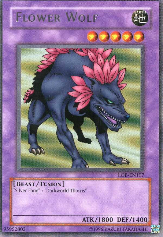 Flower Wolf | Legend of Blue Eyes White Dragon | LOB-EN107 | Rare