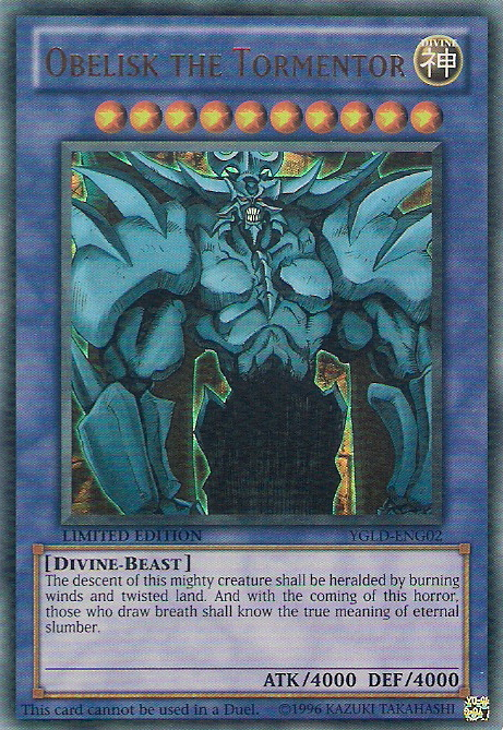 Obelisk the Tormentor (original) | Legendary Collection | LC01-EN001 | Ultra Rare