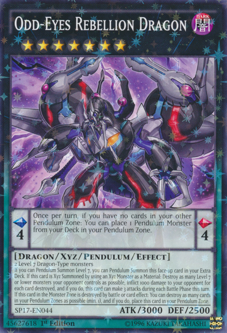Odd-Eyes Rebellion Dragon | Clash of Rebellions | CORE-EN051 | Secret Rare
