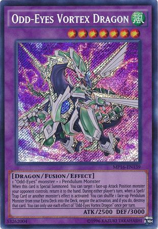 Odd-Eyes Vortex Dragon | Dimension of Chaos | DOCS-EN045 | Secret Rare