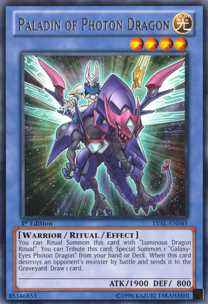Paladin of Photon Dragon | Legacy of the Valiant | LVAL-EN045 | Rare