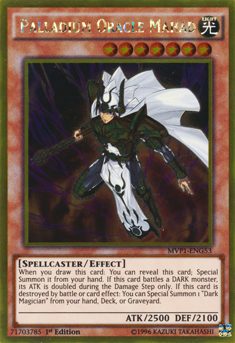 Palladium Oracle Mahad | Yu-Gi-Oh! The Dark Side of Dimensions Movie Pack | MVP1-EN053 | Ultra Rare