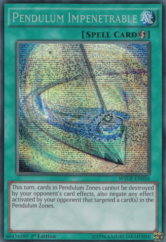 Pendulum Impenetrable | World Superstars | WSUP-EN050 | Prismatic Secret Rare