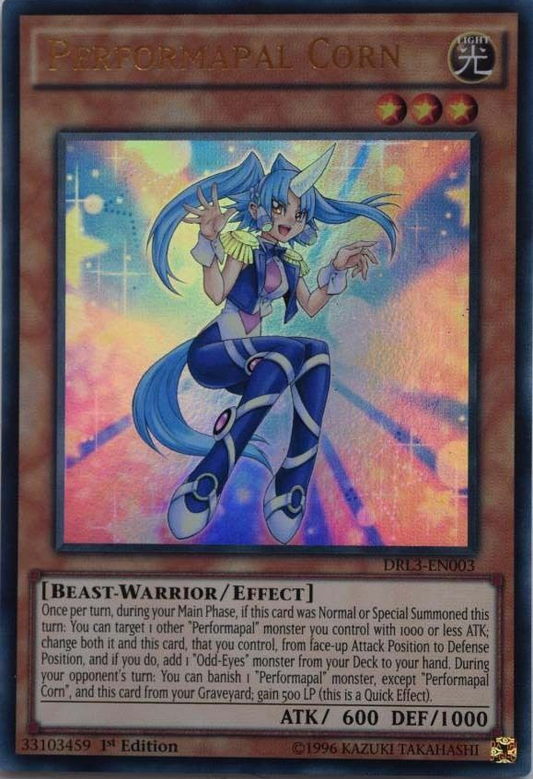 Performapal Corn | Dragons of Legend: Unleashed | DRL3-EN003 | Ultra Rare