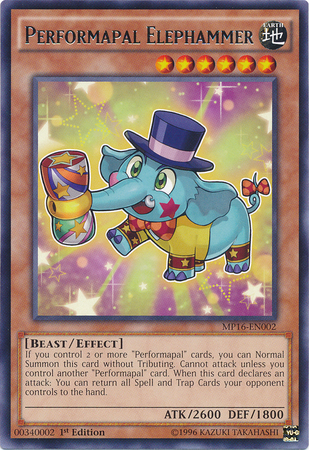 Performapal Elephammer | Crossed Souls | CROS-EN002 | Rare