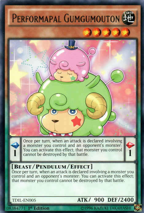 Performapal Gumgumouton | The Dark Illusion | TDIL-EN005 | Rare