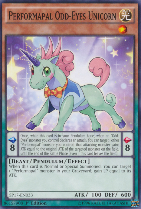 Performapal Odd-Eyes Unicorn | Shining Victories | SHVI-EN004 | Rare