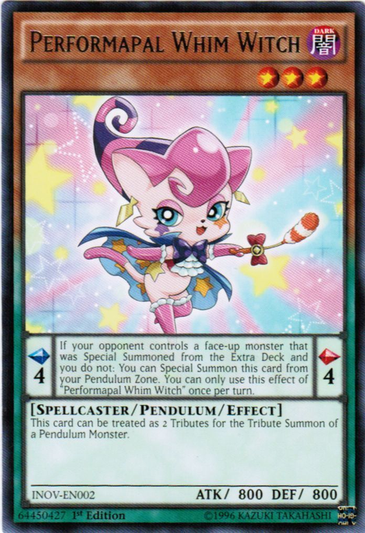Performapal Whim Witch | Invasion: Vengeance | INOV-EN002 | Rare