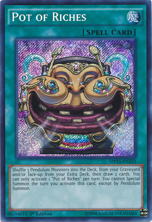Pot of Riches | Secrets of Eternity | SECE-EN063 | Secret Rare