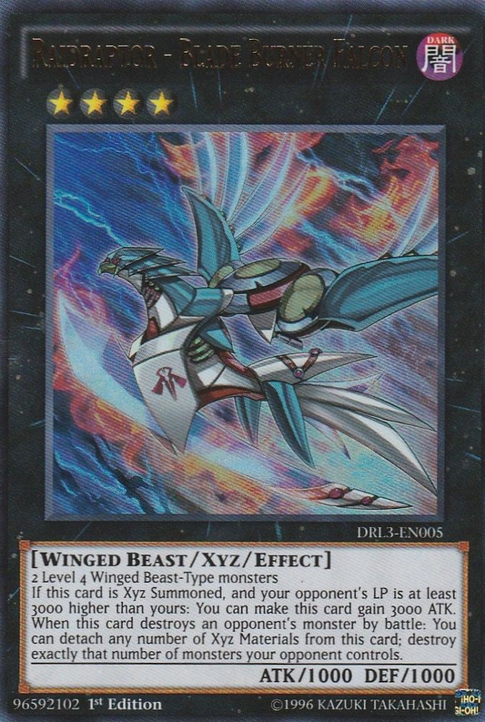 Raidraptor - Blade Burner Falcon | Dragons of Legend: Unleashed | DRL3-EN005 | Ultra Rare
