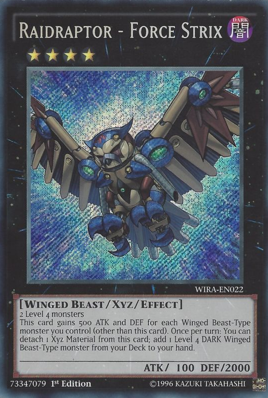 Raidraptor - Force Strix | Wing Raiders | WIRA-EN022 | Secret Rare