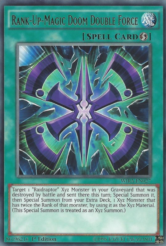 Rank-Up-Magic Doom Double Force | Wing Raiders | WIRA-EN027 | Rare