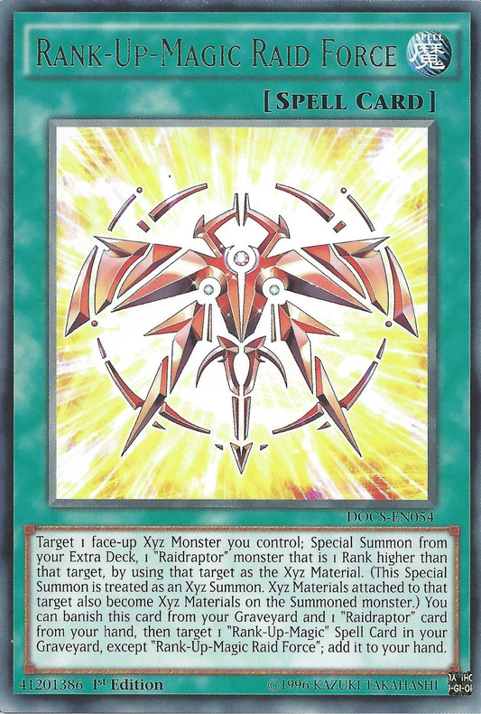 Rank-Up-Magic Raid Force | Dimension of Chaos | DOCS-EN054 | Rare