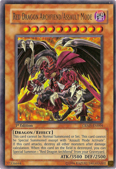Red Dragon Archfiend/Assault Mode | Crimson Crisis | CRMS-EN004 | Ultra Rare