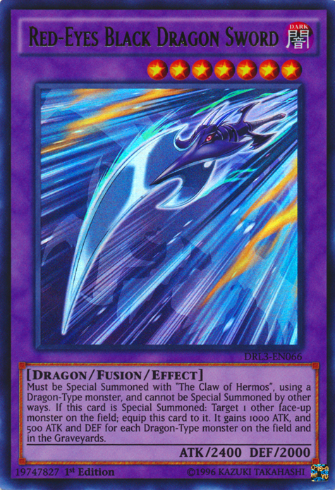 Red-Eyes Black Dragon Sword | Dragons of Legend 2 | DRL2-EN012 | Secret Rare