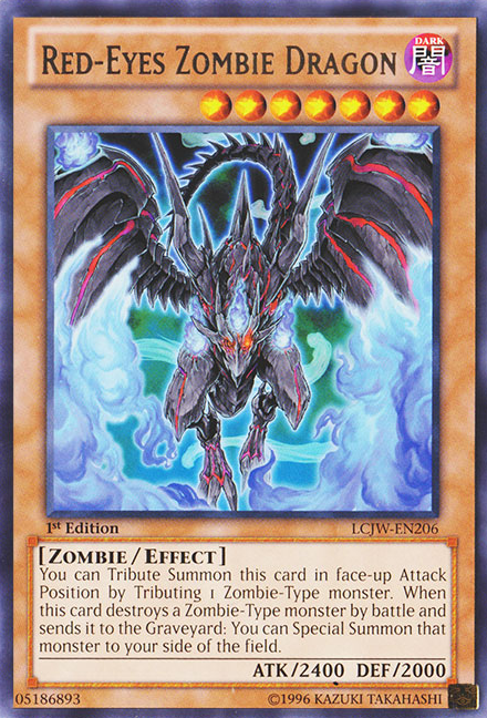 Red-Eyes Zombie Dragon | Zombie World Structure Deck | SDZW-EN001 | Ultra Rare