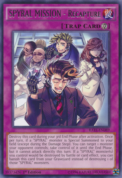 SPYRAL MISSION - Recapture | Raging Tempest | RATE-EN089 | Rare