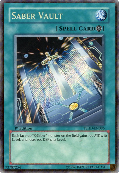 Saber Vault | The Shining Darkness | TSHD-EN086 | Secret Rare