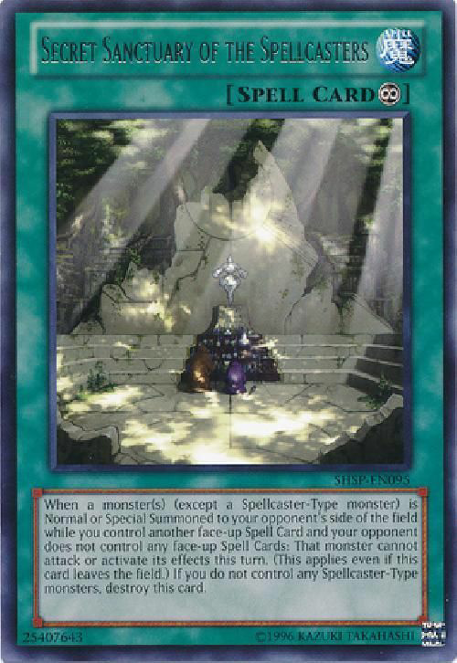 Secret Sanctuary of the Spellcasters | Shadow Specters | SHSP-EN095 | Rare