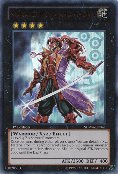Shadow of the Six Samurai - Shien | Samurai Warlords Structure Deck | SDWA-EN041 | Ultra Rare