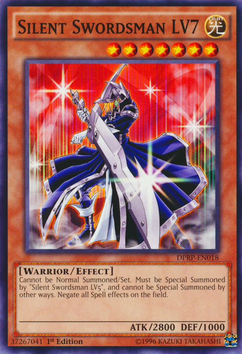 Silent Swordsman LV7 | Yu-Gi-Oh! 7 Trials to Glory: World Championship Tournament 2005 promotional cards | WC5-EN001 | Ultra Rare