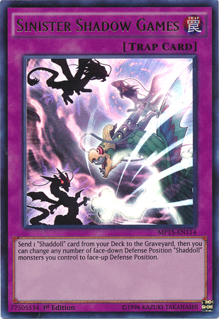 Sinister Shadow Games | Duelist Alliance | DUEA-EN072 | Ultra Rare