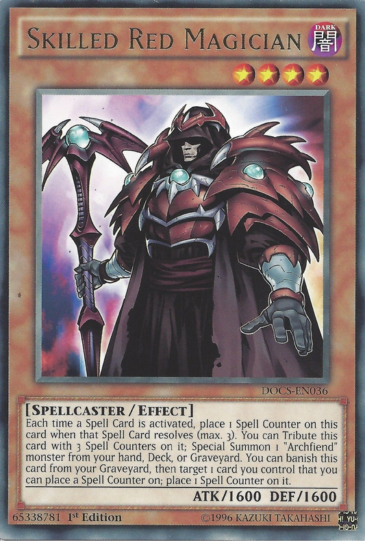 Skilled Red Magician | Dimension of Chaos | DOCS-EN036 | Rare