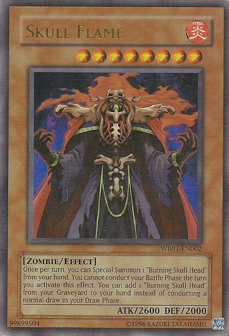 Skull Flame | Yu-Gi-Oh! 5D's Wheelie Breakers promotional cards (NA) | WB01-EN002 | Ultra Rare
