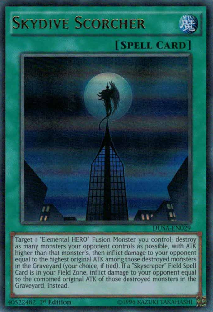 Skydive Scorcher | Duelist Saga | DUSA-EN029 | Ultra Rare