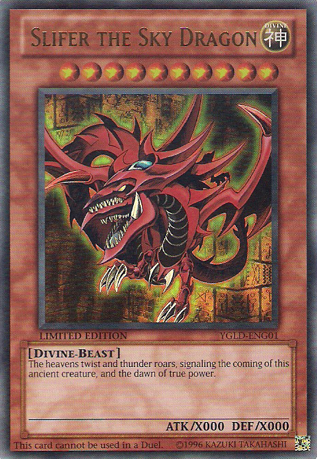 Slifer the Sky Dragon (original) | Legendary Collection | LC01-EN002 | Ultra Rare