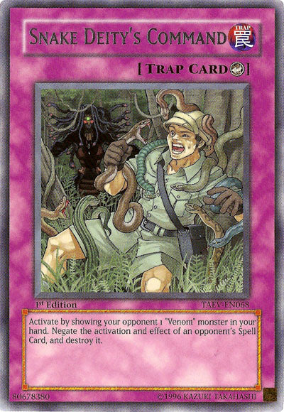 Snake Deity's Command | Tactical Evolution | TAEV-EN068 | Rare